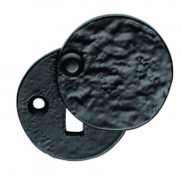Ludlow Foundries Covered Lever Key Escutcheon LF5546 Black Antique 2.52