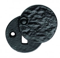 Ludlow Foundries Covered Lever Key Escutcheon LF5546 Black Antique 2.40