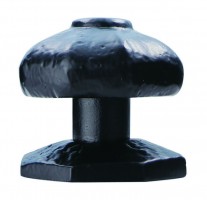 Ludlow Foundries Centre Door Knob Octagon LF5550 Black Antique 18.10