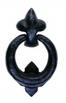 LF5590 Ring Door Knocker Black Antique 24.48