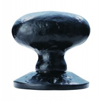 Ludlow Foundries Door Handles LF5595 Oval Mortice Knob Black Antique 26.57