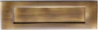 Letter Plate Marcus V850 254mm x 79mm Antique Brass 31.36