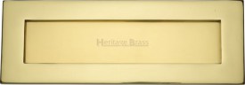 Letter Plate Marcus V850 356mm x 127mm Polished Brass 63.36
