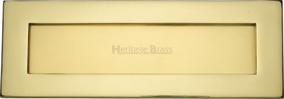 Letter Plate Marcus V850 356mm x 127mm Polished Brass