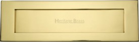 Letter Plate Marcus V850 411mm x 125mm Polished Brass 113.12