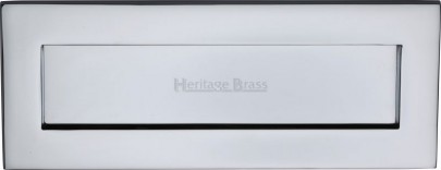 Letter Plate Marcus V850 254.101 254mm x 102mm Polished Chrome