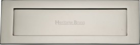 Letter Plate Marcus V850 305mm x 102mm Polished Nickel 54.40