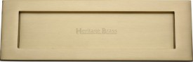 Letter Plate Marcus V850 254mm x 79mm Satin Brass 34.70