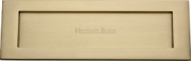 Letter Plate Marcus V850 254mm x 79mm Satin Brass 33.86