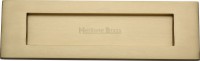 Letter Plate Marcus V850 305mm x 102mm Satin Brass 56.56