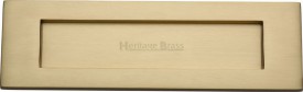 Letter Plate Marcus V850 305mm x 102mm Satin Brass 56.56