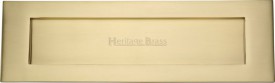 Letter Plate Marcus V850 411mm x 125mm Satin Brass 168.26