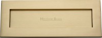 Letter Plate Marcus V850 254.101 254mm x 102mm Satin Brass 43.40