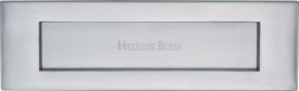 Letter Plate Marcus V850 254mm x 79mm Satin Chrome 26.94