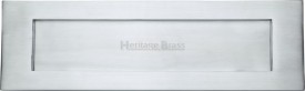 Letter Plate Marcus V850 411mm x 125mm Satin Chrome 131.96