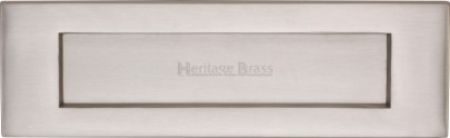 Letter Plate Marcus V850 254mm x 79mm Satin Nickel