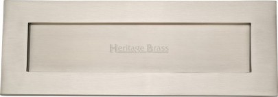 Letter Plate Marcus V850 356mm x 127mm Satin Nickel