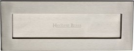 Letter Plate Marcus V850 254.101 254mm x 102mm Satin Nickel 44.26
