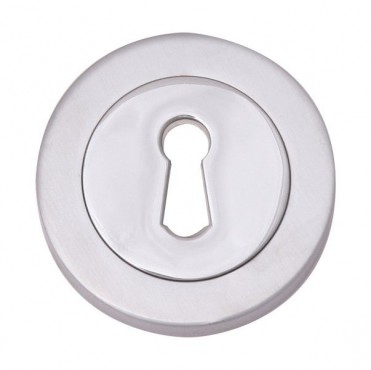 Fortessa Lever Key Escutcheons Polished Chrome Per Pair