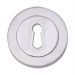 Fortessa Lever Key Escutcheons Polished Chrome Per Pair