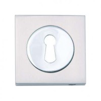 Fortessa Lever Key Escutcheons Square Rose SCP/PCP 9.10