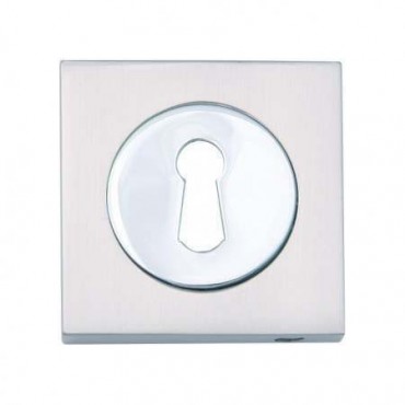 Fortessa Lever Key Escutcheons Square Rose SCP/PCP