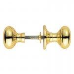Carlisle Brass Mushroom Rim Knobs M35RS Polished Brass 29.24