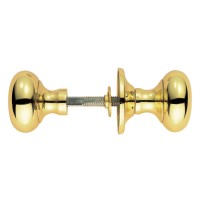 Carlisle Brass Mushroom Rim Knobs M35RS Polished Brass 29.24