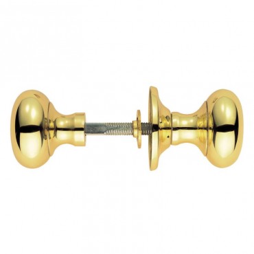 Carlisle Brass Mushroom Rim Knobs M35RS Polished Brass