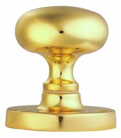 Carlisle Brass Mushroom Mortice Knobs M35 Polished Brass 35.43