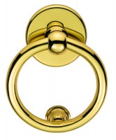 Carlisle Brass Victorian Ring Door Knocker M37 Polished Brass 42.10