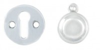 Carlisle Brass Victorian Open & Covered Escutcheon Set M4142CP/BP Polished Chrome 12.84