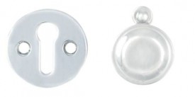 Carlisle Brass Victorian Open & Covered Escutcheon Set M4142CP/BP Polished Chrome 12.84