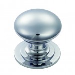Victorian Cupboard Knob M47ACP 25mm Polished Chrome 4.20