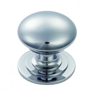 Victorian Cupboard Knob M47CCP 38mm Polished Chrome