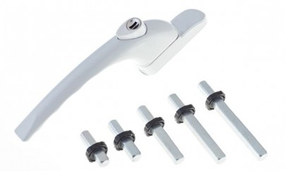 Mila ProLinea Espag Locking Window Handle White