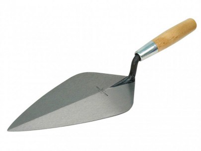 Marshalltown Brick Trowel Wide London Pattern Wooden Handle 34 10.1/2"