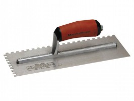 Marshalltown Notched Trowel 1/4 Square Durasoft Handle 702SD 11 x 4 1/2in 32.78