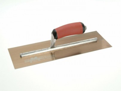 Marshalltown Plastering Trowel Gold Durasoft Handle MXS73GSD 14" x 4.3/4"