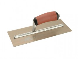 Marshalltown Plastering Trowel Pre Worn Gold Stainless Steel Durasoft Handle MPB1GSD 11" x 4.1/2" 91.35
