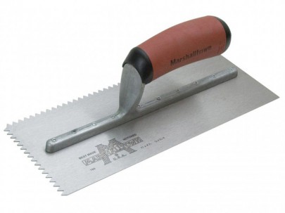 Marshalltown V Notched Trowel Durasoft Handle 701SD 11 x 4 1/2"