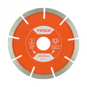 Timco Mortar Raking Diamond Blade 115mm x 22.2mm