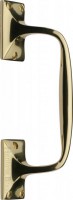 Heritage Brass Offset Pull Handle V1150.202PB 202mm Polished Brass 27.24