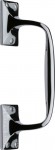 Heritage Brass Offset Pull Handle V1150.202PC 202mm Polished Chrome 31.98