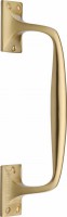 Heritage Brass Offset Pull Handle V1150.253SB 253mm Satin Brass 47.42