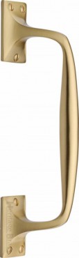 Heritage Brass Offset Pull Handle V1150.253SB 253mm Satin Brass