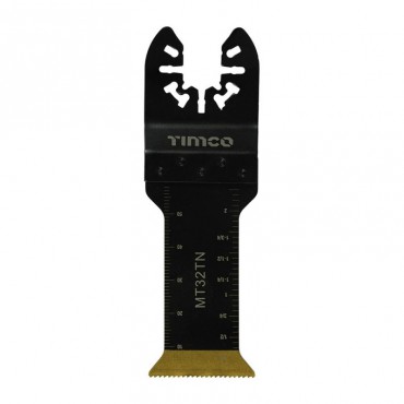 Timco Titanium Coated Bi-Metal Flush Cut Multi Tool Blade 32mm MT32TN