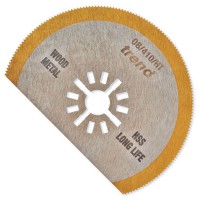 Trend OB/410/HT Oscillating Tool Blade 80mm Segmented HSS TiN Coated 17.03