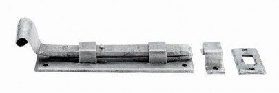Ludlow PE5564A 90mm Fishtail Straight Door Bolt Pewter