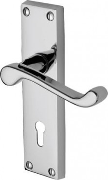 Marcus  PR600-PC Malvern Lever Lock Door Handles Polished Chrome